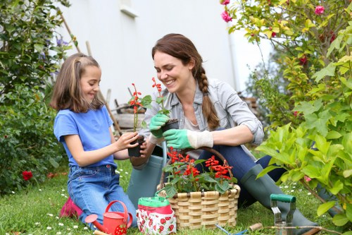 Professional gardeners planning a landscape design in Blackheath