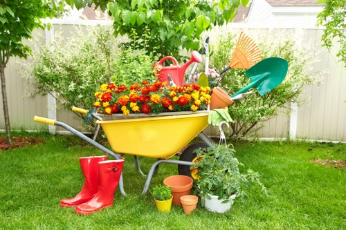 Clearing garden debris efficiently